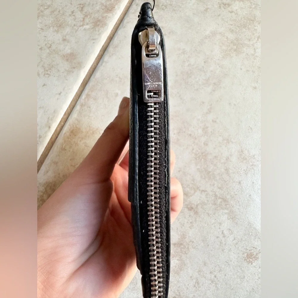 Saint Laurent Leather Card Holder